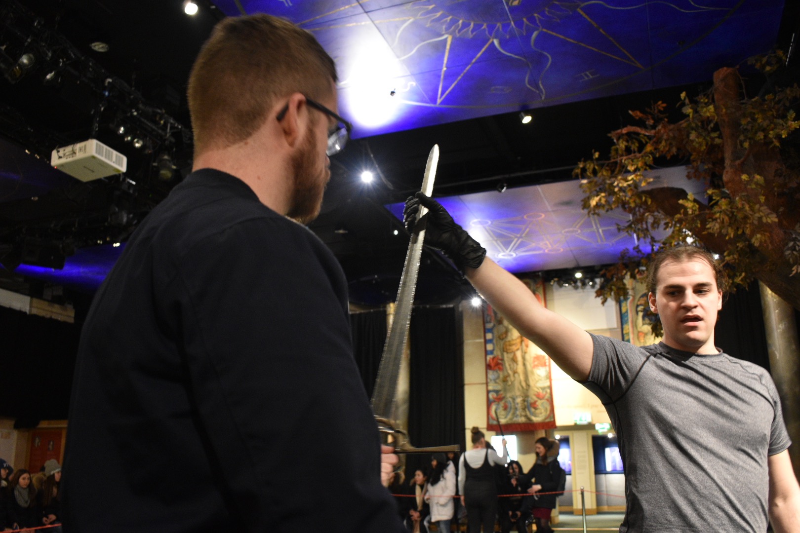 Claire with Sword Nate with Sword